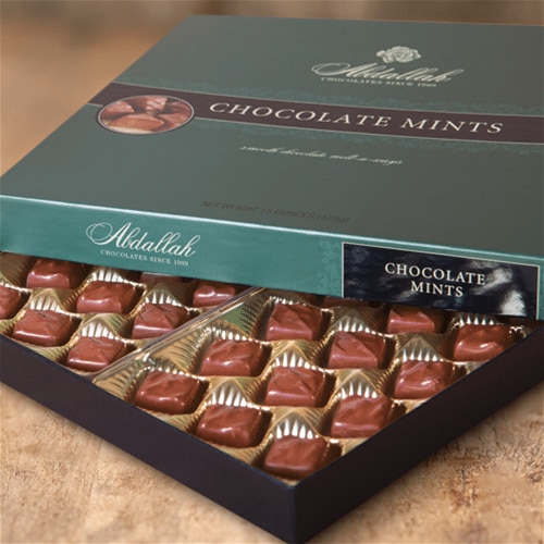 Box of Abdallah chocolate mints